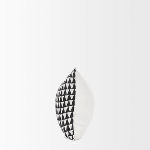 Mercana Jolie Square Decorative Pillow Cover with Modern Arrowhead Print for Stylish Home Accents Cream/Black | 14x26 70310