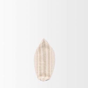 Mercana Jace Decorative Pillow Cover in Timeless Striped Design for Versatile Home Accent and Comfort Cream/Beige | 14x26 70326