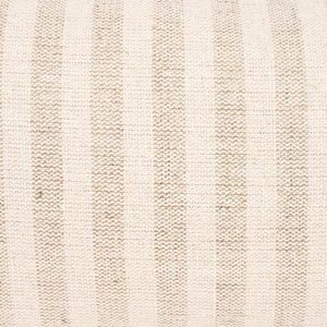 Mercana Jace Decorative Pillow Cover in Timeless Striped Design for Versatile Home Accent and Comfort Cream/Beige | 14x26 70326