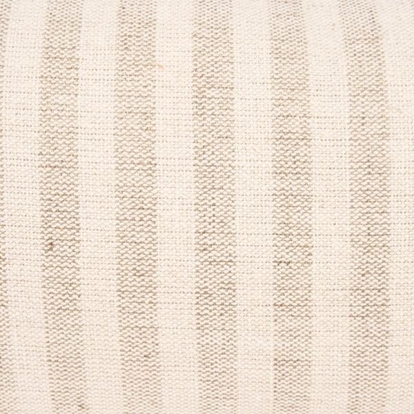 Mercana Jace Decorative Pillow Cover in Timeless Striped Design for Versatile Home Accent and Comfort Cream/Beige | 14x26 70326