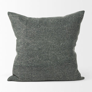Mercana Jack Green Linen Square Decorative Pillow Cover for a Calming, Natural Touch in Your Space Green | 22x22 70328