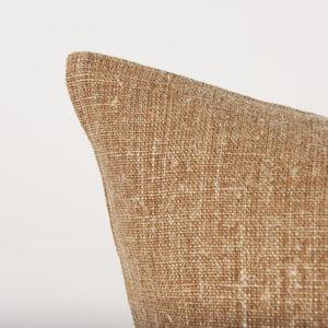 Mercana Jack Green Linen Square Decorative Pillow Cover for a Calming, Natural Touch in Your Space Rust | 22x22 70329