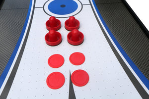English Elm Air Hockey and Table Tennis 2 in 1 Game for Basement or Recreation Room W1936P210471
