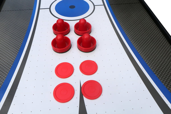 English Elm Air Hockey and Table Tennis 2 in 1 Game for Basement or Recreation Room W1936P210471