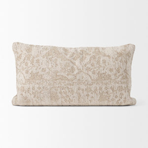 Mercana Khloe Lumbar Pillow Cover – Elegant Textured Design for Sofas, Beds, and Accent Chairs in Neutral Tones 70344