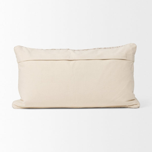 Mercana Khloe Lumbar Pillow Cover – Elegant Textured Design for Sofas, Beds, and Accent Chairs in Neutral Tones 70344