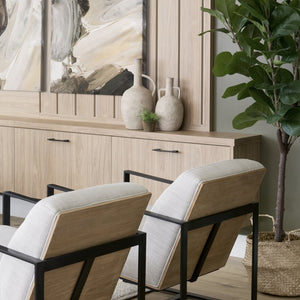 Mercana Zenni Timeless Warm Matte Ceramic Vase for Effortless Style in Contemporary and Rustic Decor Beige Ceramic | 12.0H 69805