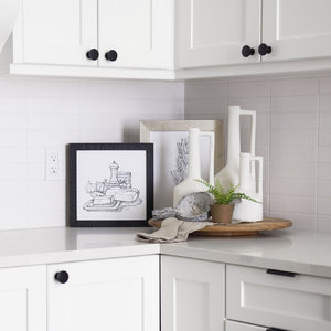 Mercana Burton Small Ceramic Jug Vase in Textured Matte White - Perfect for Boho, Coastal, and Farmhouse Decor Off-white Sandy Textured Ceramic | 8.3H 69982