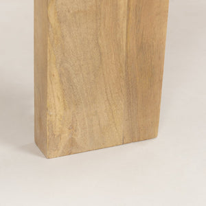 Mercana Evelyn Contemporary Rustic Coffee Table - Solid Mango Wood, Unique Design for Modern Living Spaces 70114