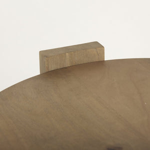 Mercana Evelyn Solid Mango Wood End Table – Compact Contemporary Rustic Accent for Any Living Space 70115