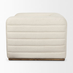 Mercana Ricciardo Luxe Upholstered Arm Chair - Sculpted Design with Ribbed Detailing for Modern Elegance 70192