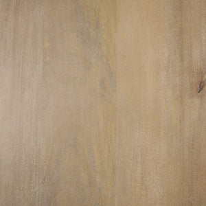 Mercana Terra Dining Table: Sculptural Round Design in Rich Mango Wood for Modern Dining & Entertaining 60" Lt Brown Wood Top | Lt Brown Wood Base 69874-AB