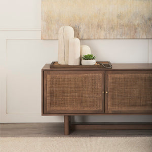 Mercana Knox Decorative Wood Tower - Coastal Charm for Modern and Rustic Interiors, Perfect for Shelves & Tables White Wash | Short 70131