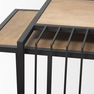 Mercana Miles Modern Nesting Table Set - Industrial Chic Design for Versatile Living Room & Office Use 70196