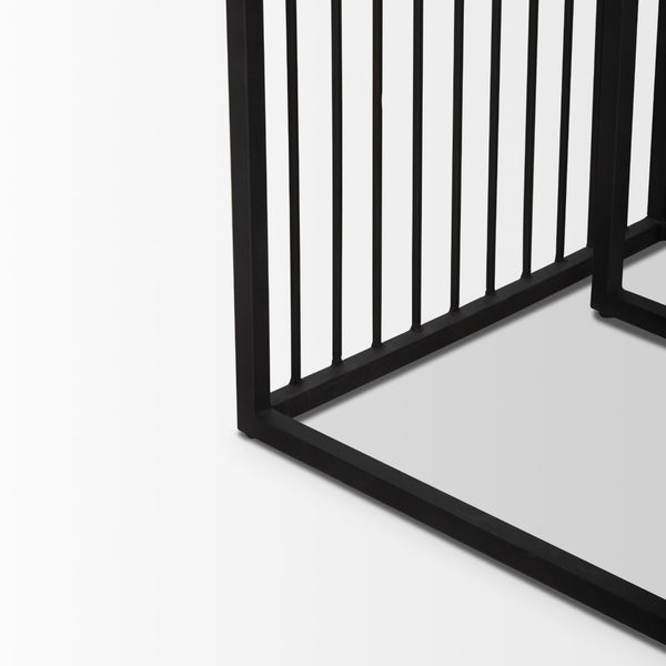 Mercana Miles Modern Nesting Table Set - Industrial Chic Design for Versatile Living Room & Office Use 70196