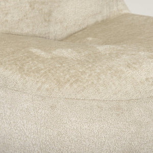 Mercana Beverly Modern Accent Chair - Luxurious Chenille Upholstery, Retro Curved Design for Any Space Beige Chenille 70374