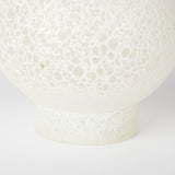 Mercana Heket Short White Glass Vase 70346