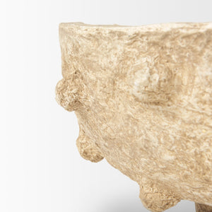 Mercana Sonam Handcrafted Artisan Spiked Bowls – Unique Organic Decor for Stylish Indoor Spaces 70218