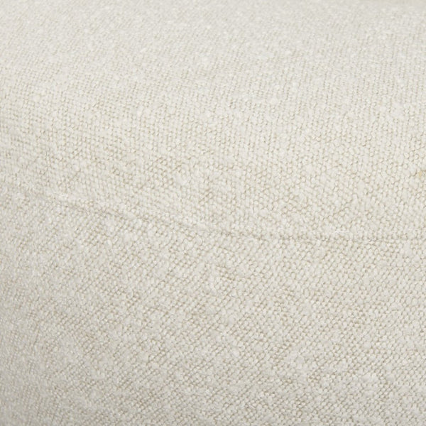 Mercana Beverly Modern Accent Chair - Luxurious Chenille Upholstery, Retro Curved Design for Any Space Cream Boucle 70375