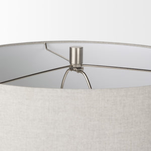 Mercana Piven Textured Ceramic Table Lamp – Sculptural Accent Lighting for Modern and Transitional Spaces Cream Ceramic 70370