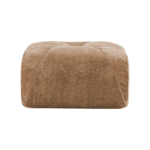English Elm Ottoman Velvet Tufted Modular Cloud Sofa Plush High Density Foam Living Room Seating Camel W714P387020