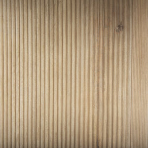 Mercana Enzo Elegant Foyer Accent Table with Round Top and Fluted Wood Base for Timeless Style and Function 69922