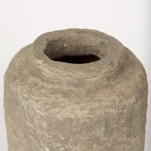 Mercana Bala Handcrafted Paper Mache Vase - Sustainable Artisanal Home Accent for Unique Decor and Style Gray Paper Mache | Small 70204