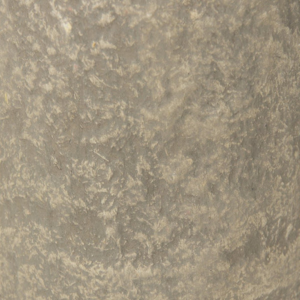 Mercana Bala Handcrafted Paper Mache Vase - Sustainable Artisanal Home Accent for Unique Decor and Style Gray Paper Mache | Small 70204