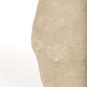 Mercana Rundal Artisanal Paper-Mâché Vase - Unique Eco-Friendly Home Accent for Minimalist Interiors Gray Paper Mache | Small 70208