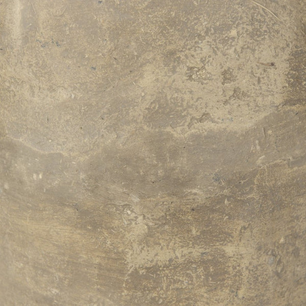 Mercana Rundal Artisanal Paper-Mâché Vase - Unique Eco-Friendly Home Accent for Minimalist Interiors Gray Paper Mache | Large 70209