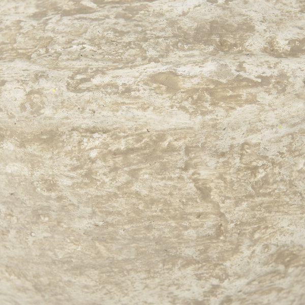 Mercana Sonu Handcrafted Eco-Friendly Paper-Mâché Half-Pot Bowls for Rustic Home Decor and Styling Beige Paper Mache | Set of 2 70217