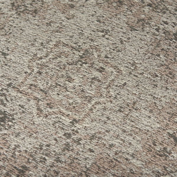 Mercana Khloe Elegant Rectangular Pouf - Soft Chenille Seating with Versatile Design for Any Room Decor Taupe | Jacquard | Small 70377