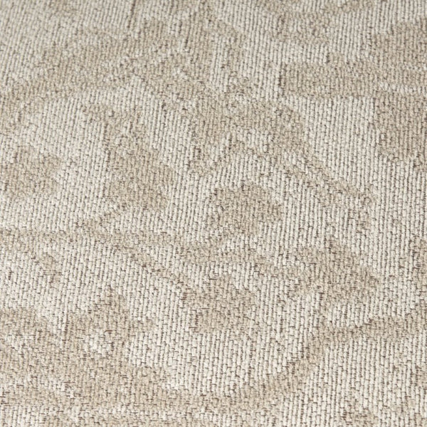 Mercana Khloe Elegant Rectangular Pouf - Soft Chenille Seating with Versatile Design for Any Room Decor Cream | Jacquard | Large 70379