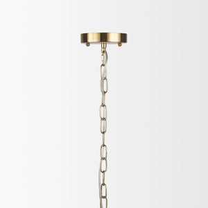 Mercana Britton Chandelier - Luxurious 6-Light Fixture for Modern Glamour in Dining Rooms and Foyers 70473