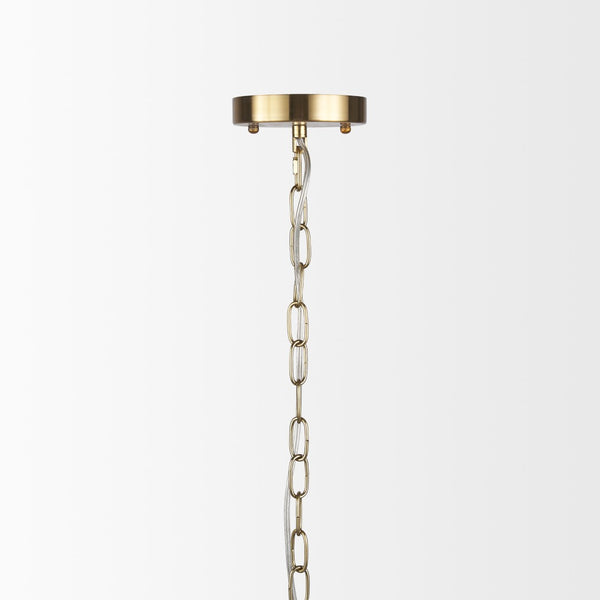 Mercana Britton Chandelier - Luxurious 6-Light Fixture for Modern Glamour in Dining Rooms and Foyers 70473