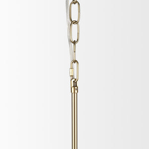 Mercana Britton Chandelier - Luxurious 6-Light Fixture for Modern Glamour in Dining Rooms and Foyers 70473