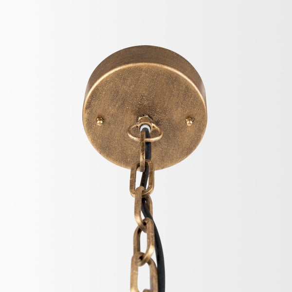 Mercana Rhone Chandelier – Vintage-Inspired Design with Antique Finish, Perfect for High-Ceiling Spaces 70368