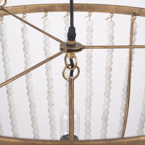 Mercana Rhone Chandelier – Vintage-Inspired Design with Antique Finish, Perfect for High-Ceiling Spaces 70368
