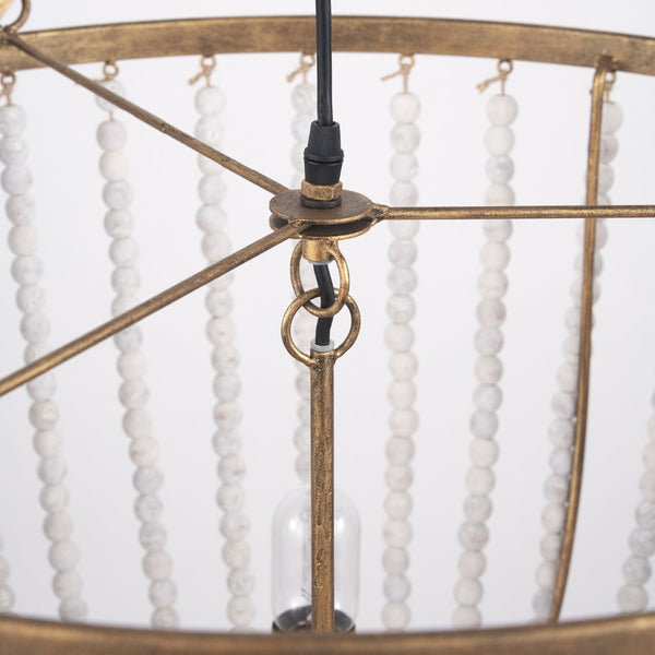 Mercana Rhone Chandelier – Vintage-Inspired Design with Antique Finish, Perfect for High-Ceiling Spaces 70368