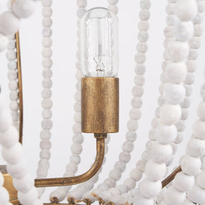 Mercana Rhone Chandelier – Vintage-Inspired Design with Antique Finish, Perfect for High-Ceiling Spaces 70368