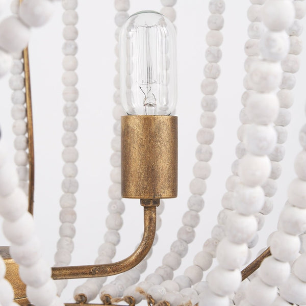 Mercana Rhone Chandelier – Vintage-Inspired Design with Antique Finish, Perfect for High-Ceiling Spaces 70368
