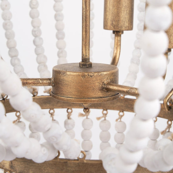 Mercana Rhone Chandelier – Vintage-Inspired Design with Antique Finish, Perfect for High-Ceiling Spaces 70368
