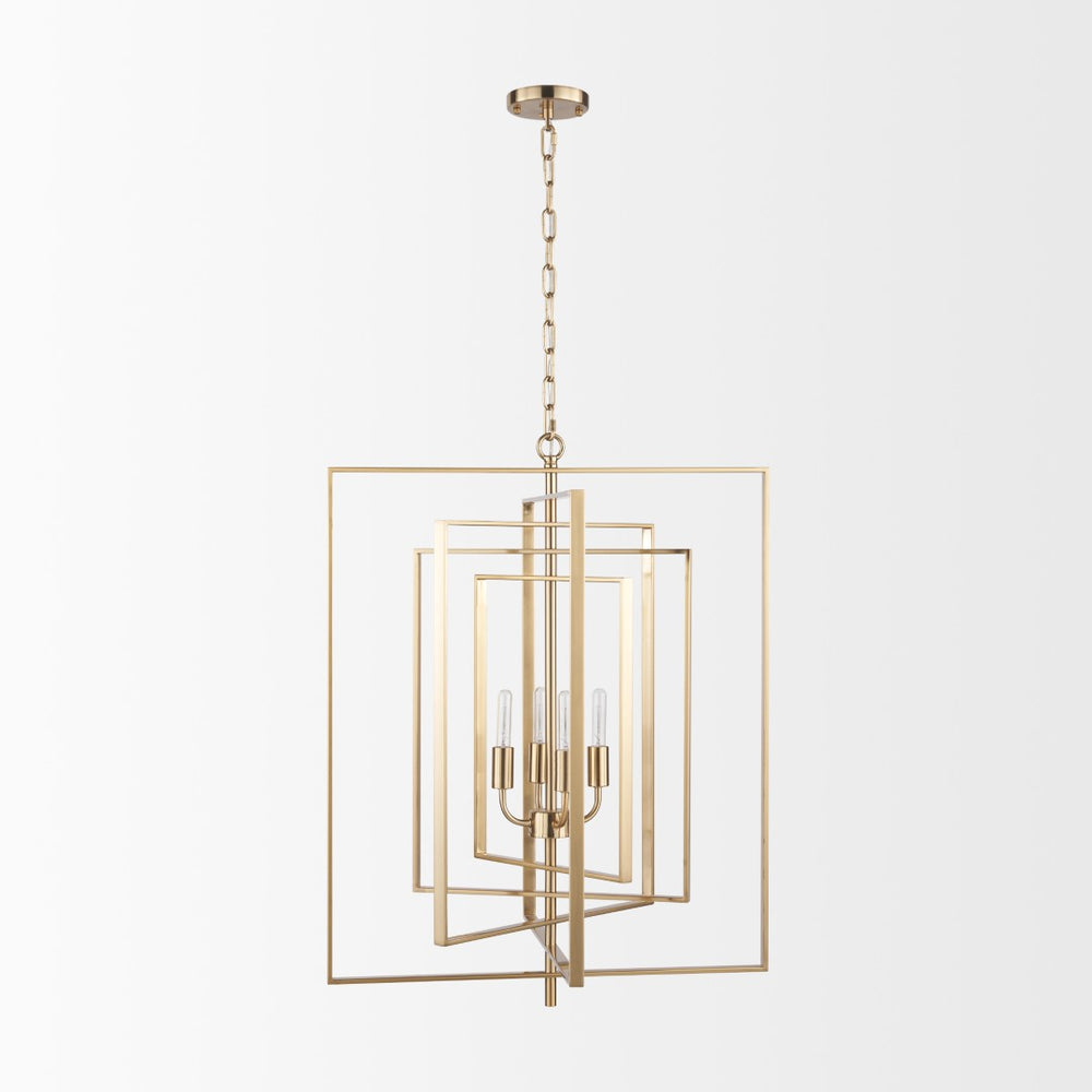 Mercana Colleen 4-Light Chandelier - Timeless Elegance for Dining Rooms, Foyers, and Living Spaces 70448