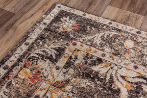 Alora Decor Infinity Wool Rug With Distressed Floral Motif, Hybrid Hand-Finished Construction For Durable Luxury 9' x 12' 00800810112040912