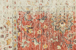 Alora Decor Infinity Plush New Zealand Wool Rug With Floral Medallion In Warm Yellow Orange Rust Tones, Transitional Elegance 9' x 12' 00800810370040912