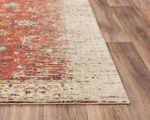 Alora Decor Infinity Plush New Zealand Wool Rug With Floral Medallion In Warm Yellow Orange Rust Tones, Transitional Elegance 9' x 12' 00800810370040912