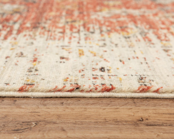 Alora Decor Infinity Plush New Zealand Wool Rug With Floral Medallion In Warm Yellow Orange Rust Tones, Transitional Elegance 9' x 12' 00800810370040912