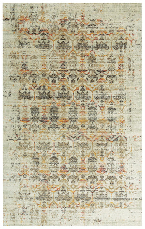 Alora Decor Infinity Medallion Beige Wool Rug With Hand-Finished Hybrid Texture, Warm Neutral Accents For Living Spaces 10' x 13' 00800810904120113