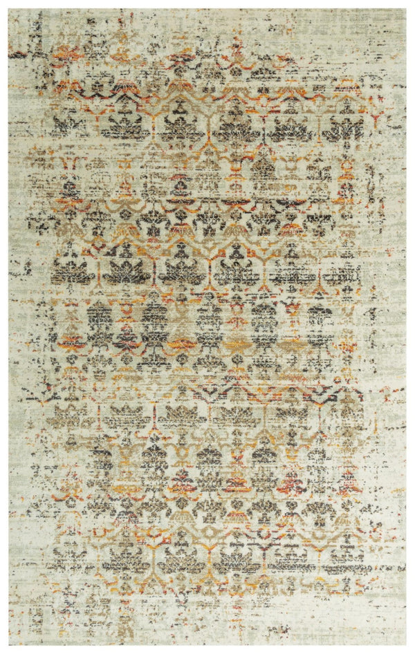 Alora Decor Infinity Medallion Beige Wool Rug With Hand-Finished Hybrid Texture, Warm Neutral Accents For Living Spaces 10' x 13' 00800810904120113