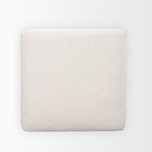 Mercana Halston Small Ottoman - Stylish Comfort with Performance Fabric for Modern Living Spaces, Easy Care Oatmeal | Large 70476